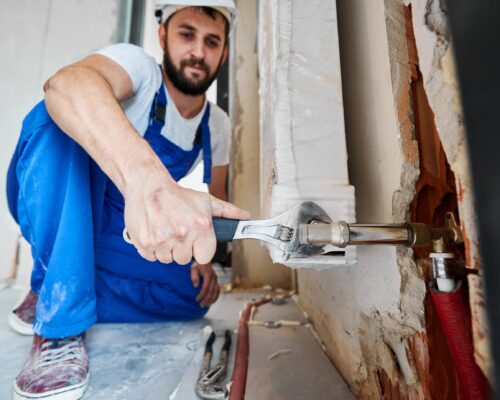 Travaux de plomberie