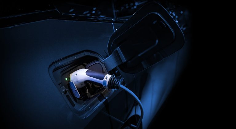 une voiture électrique
