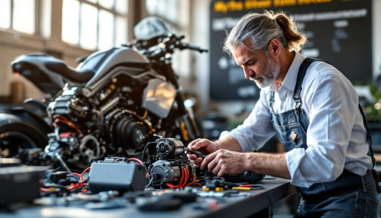 découvrez la vérité sur l'entretien des motos électriques dans notre article 'l’entretien des motos électriques : mythes et réalités'. démêlez le vrai du faux sur les coûts d'entretien, la durabilité et les spécificités techniques de ces véhicules écologiques. apprenez à entretenir votre moto électrique de manière optimale pour en maximiser la performance et la longévité.