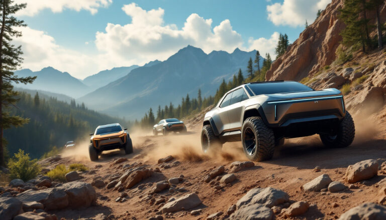 découvrez les meilleures voitures électriques 4x4 de 2025, spécialement conçues pour les amateurs d'aventure. alliez performance, écologie et sensations fortes sur tous les terrains. préparez-vous à explorer sans limites avec ces modèles innovants.